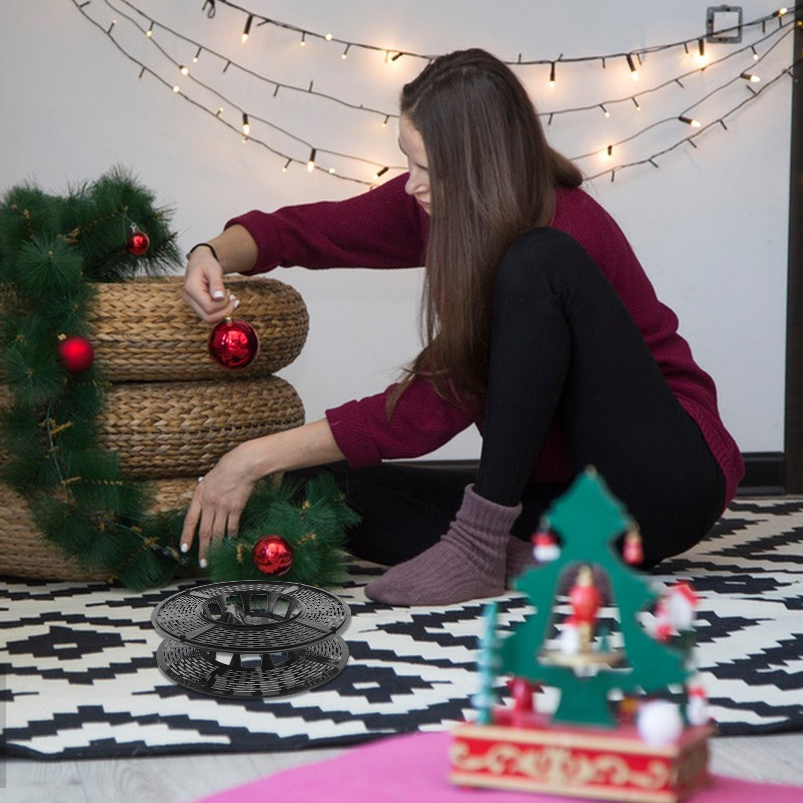Christmas String Light Storage - Reel Handle recension och pris
