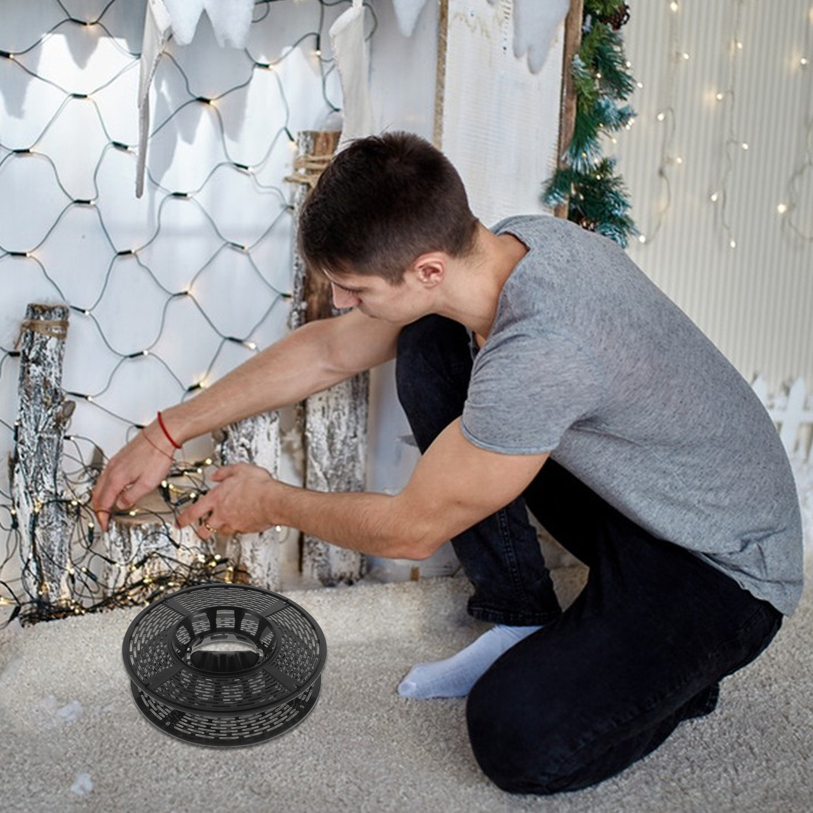 Christmas String Light Storage - Reel Handle recension och pris