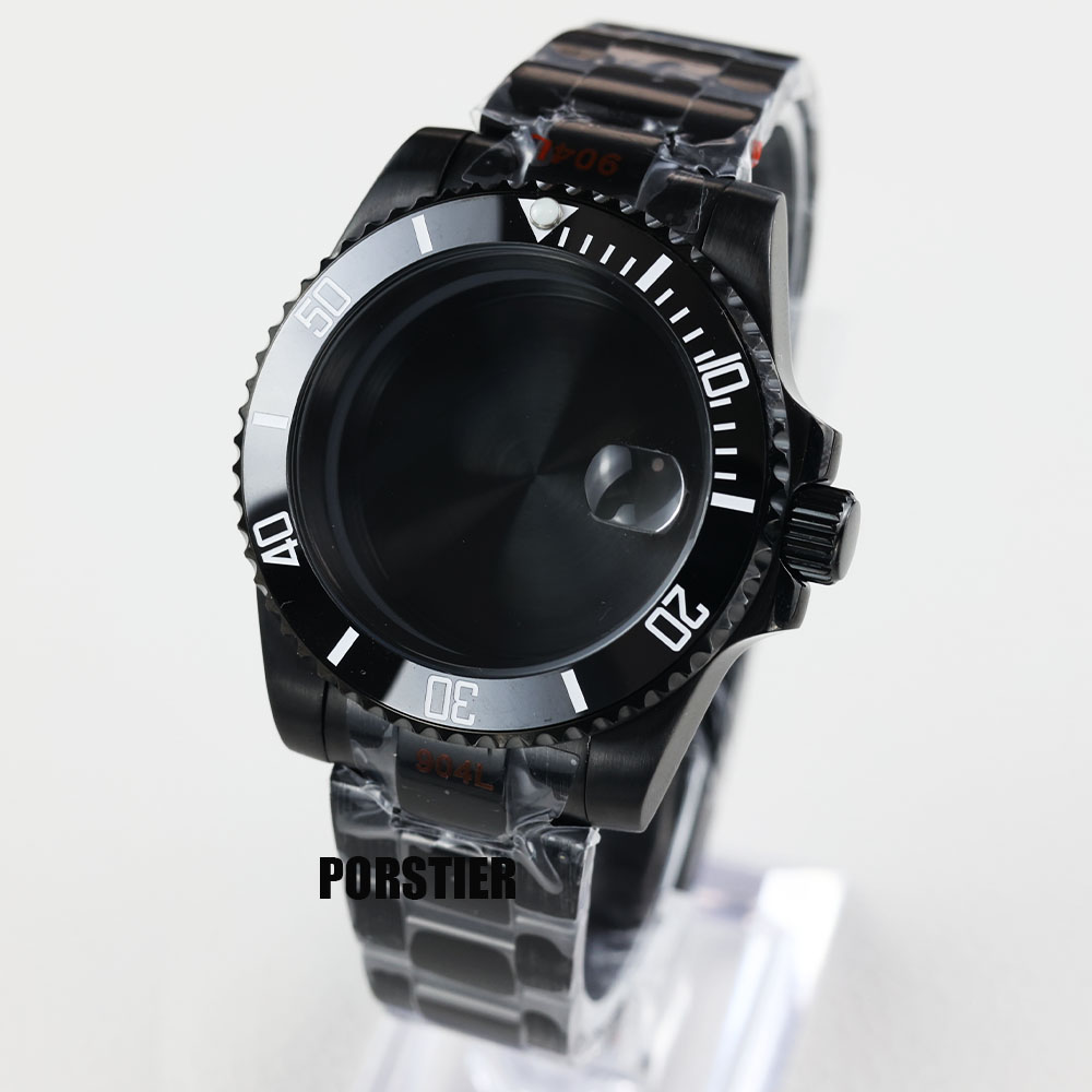 40mm Black pvd watch case sapp - Reel Case recension och pris