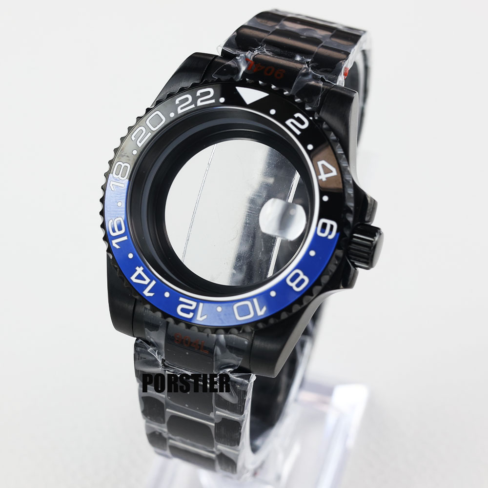 40mm Black pvd watch case sapp - Reel Case recension och pris