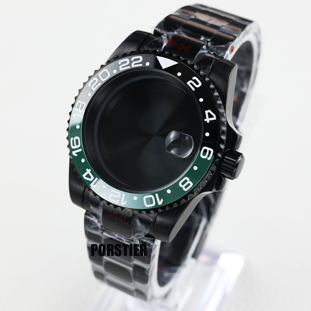 40mm Black pvd watch case sapp - Reel Case recension och pris