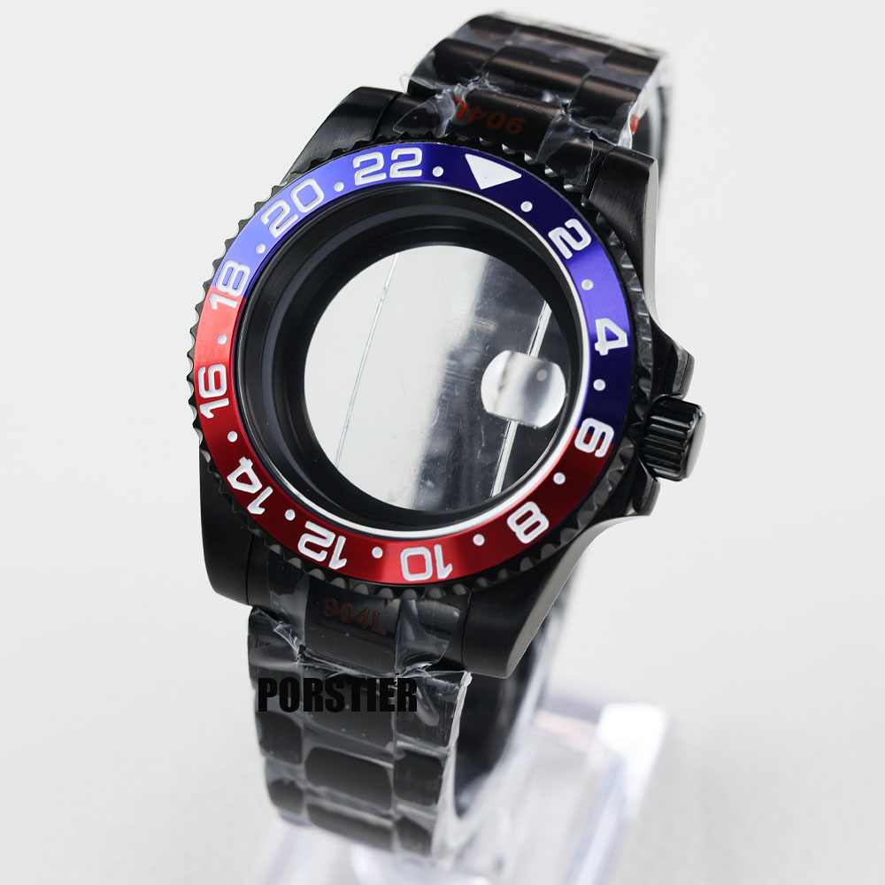 40mm Black pvd watch case sapp - Reel Case recension och pris