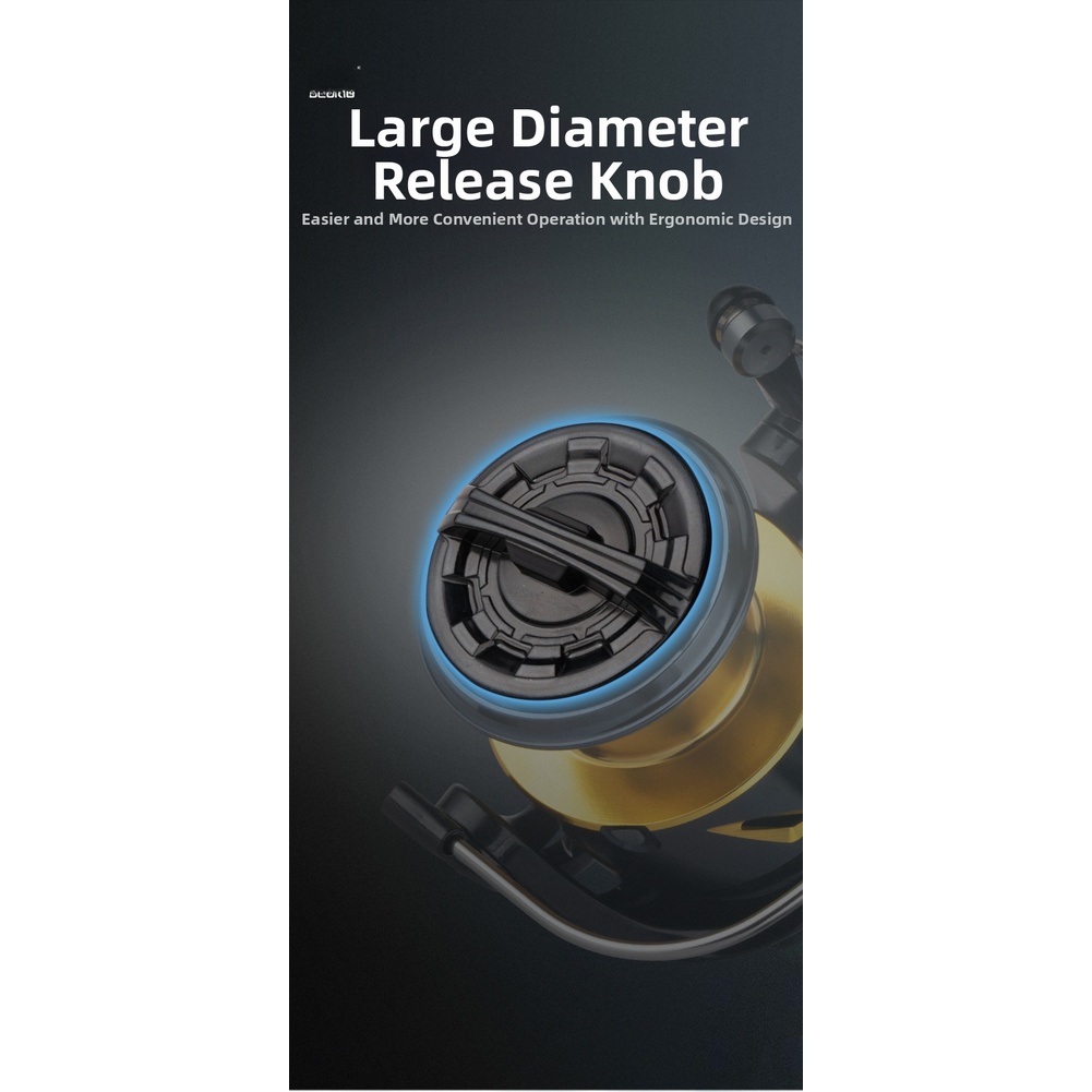 Metal Spool Fishing Reel with  - Reel Drag Knob recension och pris