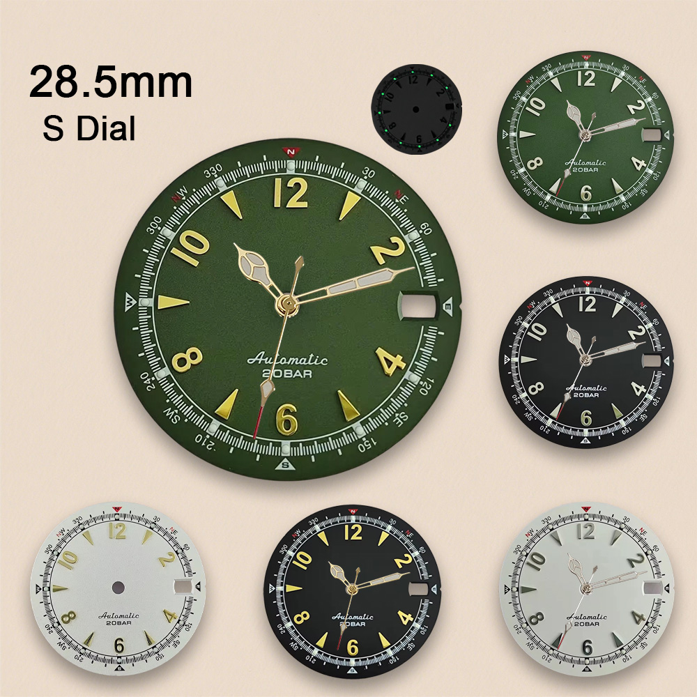 Nh35 Dial S Logo 28.5mm Retro  - Reel Case recension och pris
