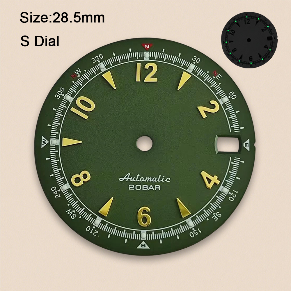 Nh35 Dial S Logo 28.5mm Retro  - Reel Case recension och pris