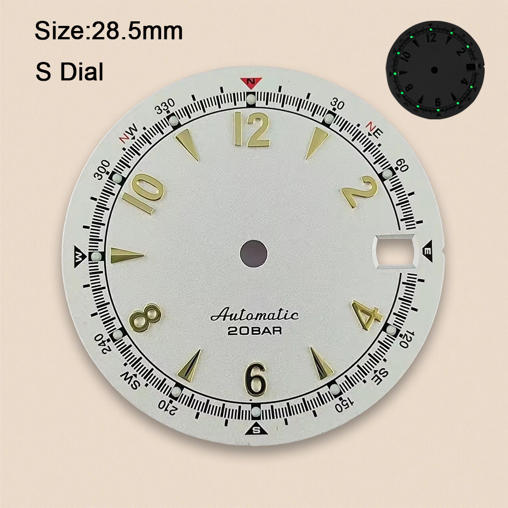 Nh35 Dial S Logo 28.5mm Retro  - Reel Case recension och pris