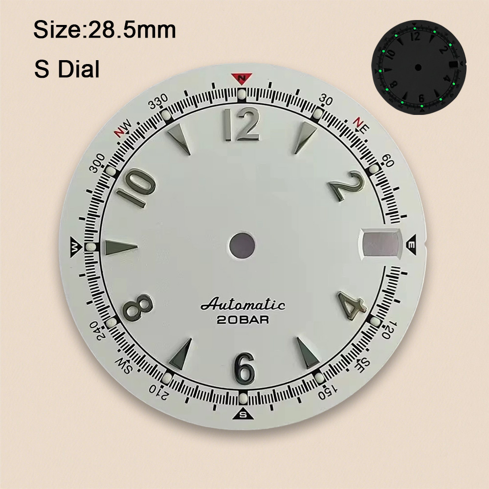 Nh35 Dial S Logo 28.5mm Retro  - Reel Case recension och pris