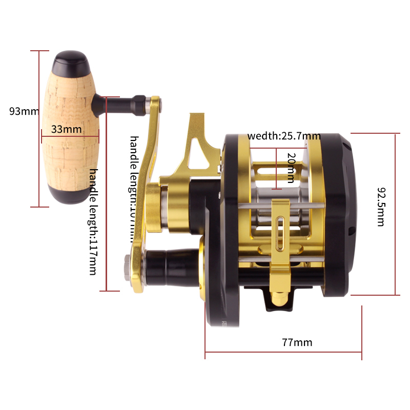 RUKE Metal Reel Slow Jigging D - Reel Drag Knob recension och pris